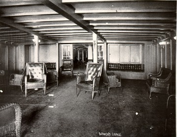 Interior, women's lounge, 1920s.