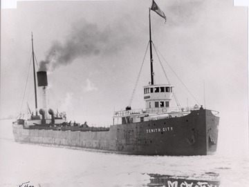 Zenith City - rebuilt with fewer masts and an enclosed pilothouse