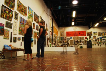 Maurice Greenia, Jr. Collections: People Looking at Maurice's Art