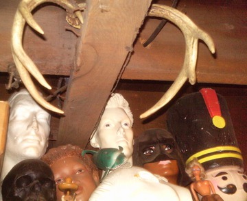 Heads with Antlers. Detroit, October 2013 