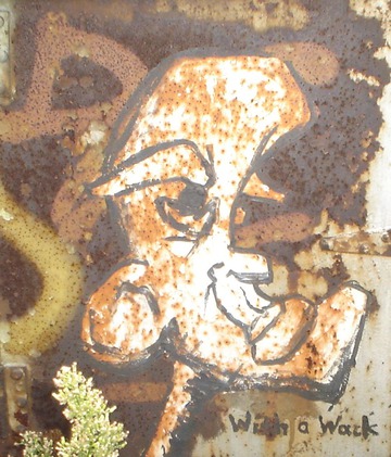 Rusty Wall. New York City, August 2009 