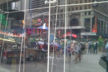 Window World. New York, Times Square, August 2015 