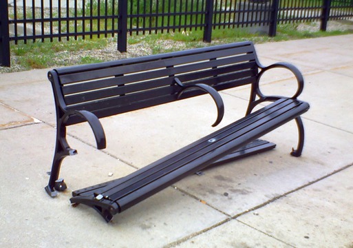 Public Bench. Detroit, May 2011 