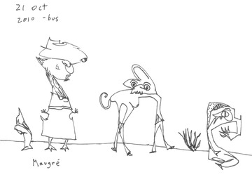 Strange Figures with Beast 