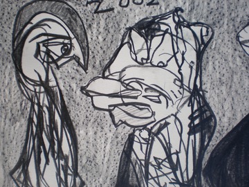 Larger Pencil Drawing, another detail