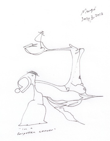 in a forgotten corner