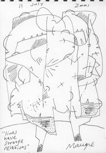 lines have strange relations 