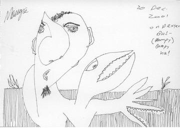 Drawn on a Bumpy Bus Ride 