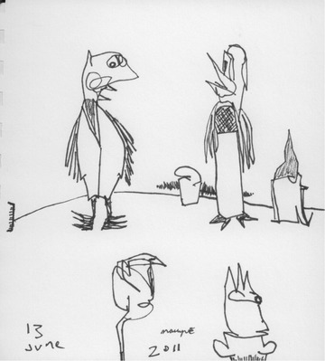 Amidst Birdlike Chatter 