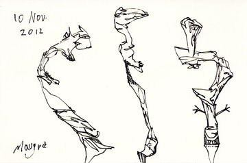 Agitated Figures, 2012 