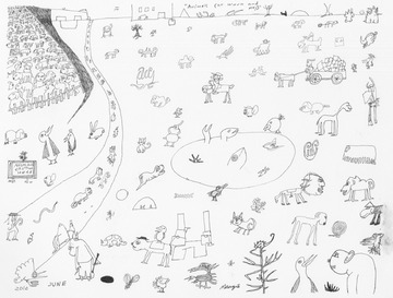 Animals at Work and Play, sketch