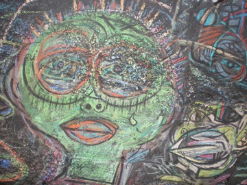 The Green Man, detail 