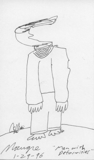 Man with Deformities