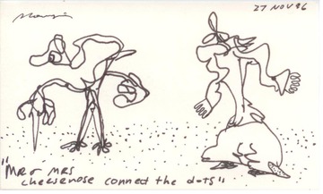 Mr. and Mrs. Cheesenose Connect the Dots