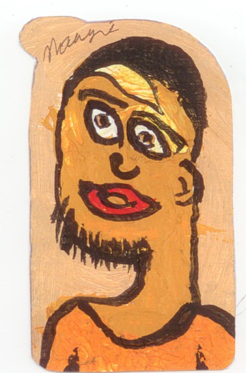 Man with an Orange Shirt 