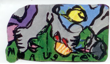 Yellow Shape, floating 