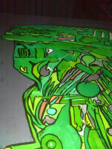 Figure Two, Detail, looking up 