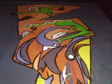 Figure Four, Detail, looking up 