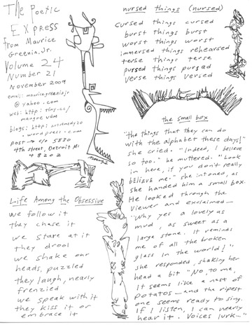 Poetic Express Volume 24 Number 21