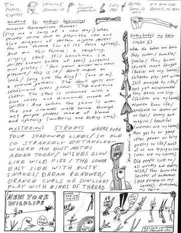 Poetic Express Volume 5 Number 10