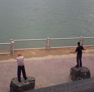 By the Detroit River, near Hart Plaza. Detroit, 2015 