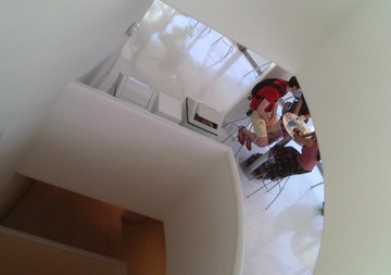 In the Guggenheim Art Museum. New York City, 2012 