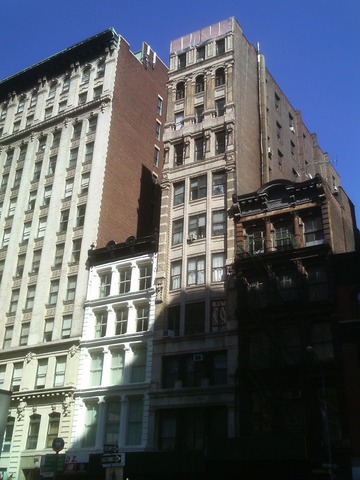 Buildings, with Big Shadow. New York City, 2010 