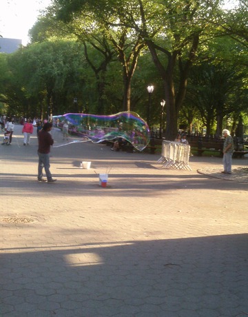 Bubble Maker, Central Park. New York City, 2014 