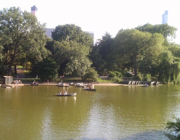 Boats in Central Park. New York City, 2015 