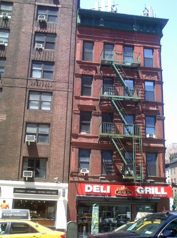 Green Fire Escape. New York City, July 2017 