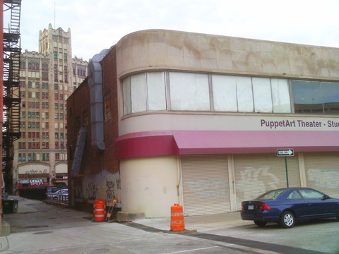 The Puppet Art Theatre and the Metropolitan Building. Detroit, June 2013 