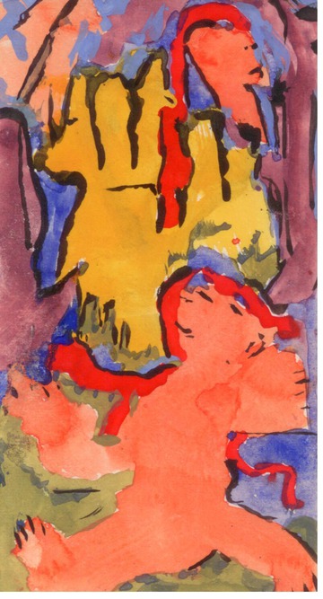 landscape with figure two 