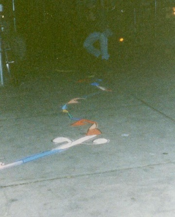 Unwinding Snake, with person 