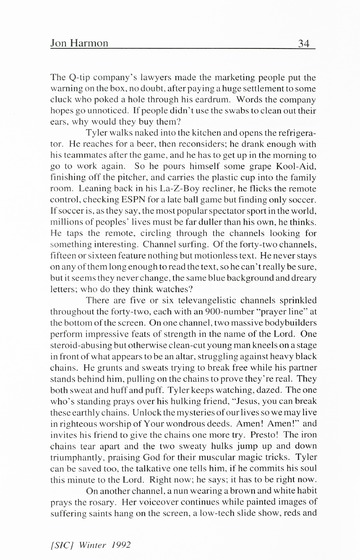 [SIC] Volume 1, Number 1, Winter 1992 University of Detroit Merc