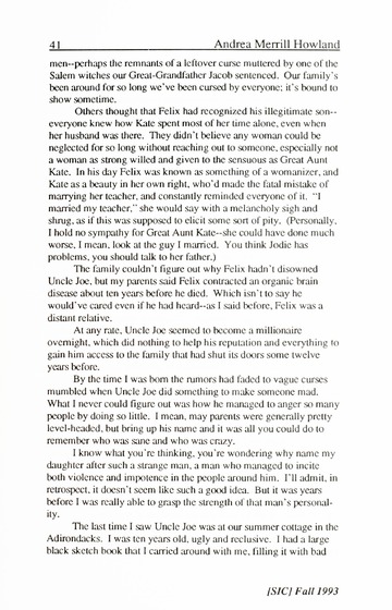 [SIC] Volume 2, Number 1, Fall 1993 University of Detroit Mercy