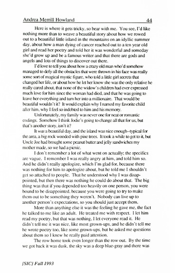 [SIC] Volume 2, Number 1, Fall 1993 University of Detroit Mercy