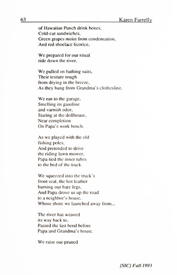 [SIC] Volume 2, Number 1, Fall 1993 University of Detroit Mercy