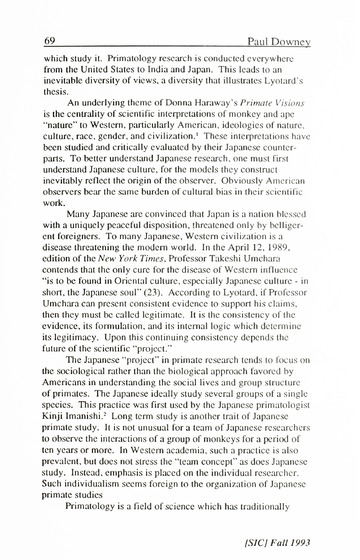 [SIC] Volume 2, Number 1, Fall 1993 University of Detroit Mercy