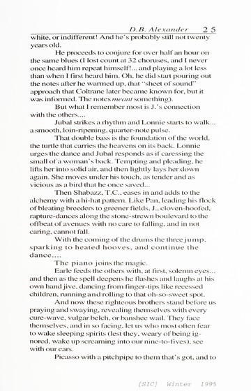 [SIC] Volume 4, Number 1, Winter 1995 University of Detroit Merc