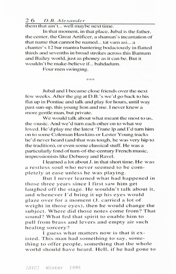 [SIC] Volume 4, Number 1, Winter 1995 University of Detroit Merc