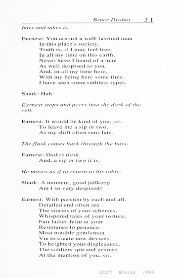 [SIC] Volume 4, Number 1, Winter 1995 University of Detroit Merc