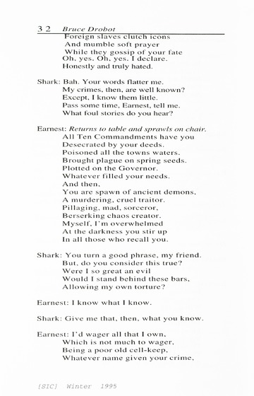 [SIC] Volume 4, Number 1, Winter 1995 University of Detroit Merc