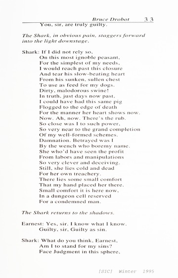 [SIC] Volume 4, Number 1, Winter 1995 University of Detroit Merc