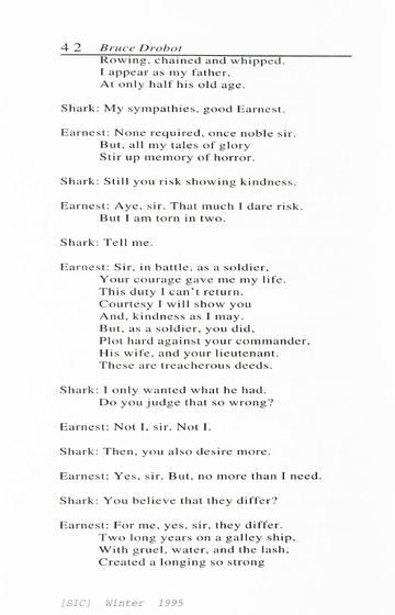 [SIC] Volume 4, Number 1, Winter 1995 University of Detroit Merc