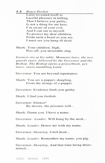 [SIC] Volume 4, Number 1, Winter 1995 University of Detroit Merc