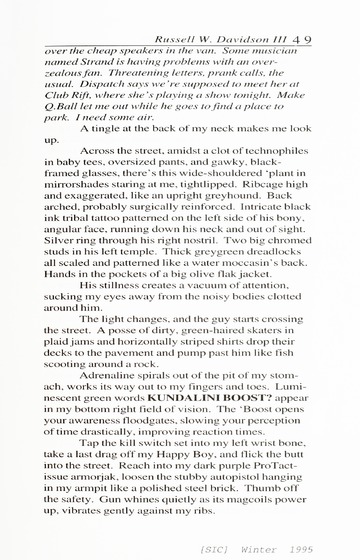 [SIC] Volume 4, Number 1, Winter 1995 University of Detroit Merc
