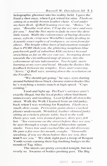 [SIC] Volume 4, Number 1, Winter 1995 University of Detroit Merc