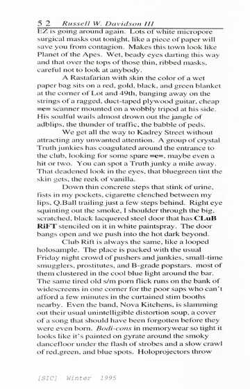 [SIC] Volume 4, Number 1, Winter 1995 University of Detroit Merc