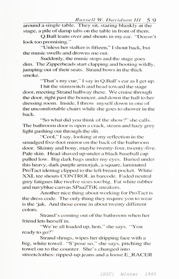 [SIC] Volume 4, Number 1, Winter 1995 University of Detroit Merc