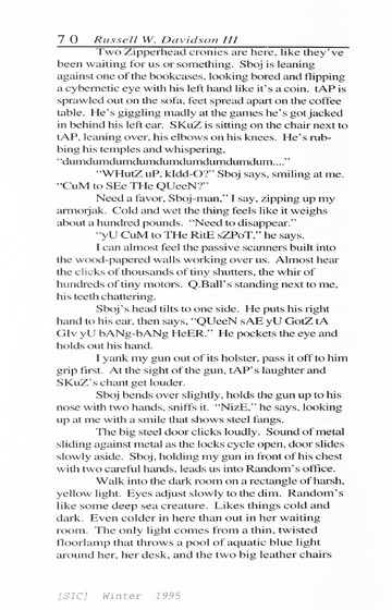 [SIC] Volume 4, Number 1, Winter 1995 University of Detroit Merc